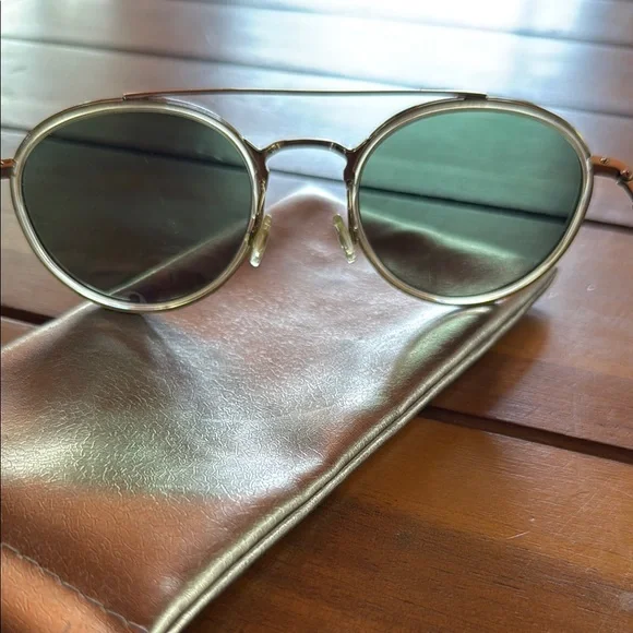 Barton Perreira Gold and Brown Sunglasses - Picture 6 of 8